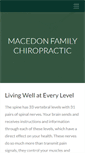 Mobile Screenshot of macedonfamilychiropractic.com
